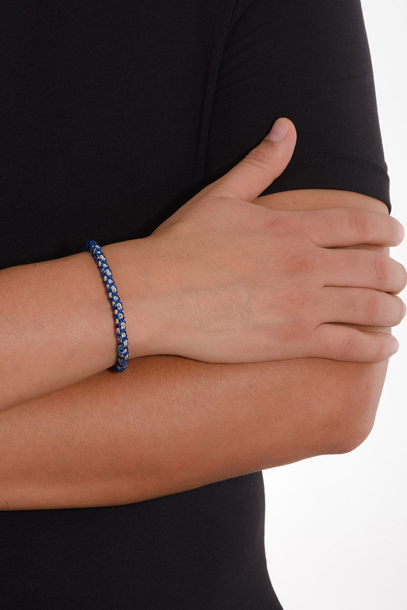 Pulsera Platino Azul